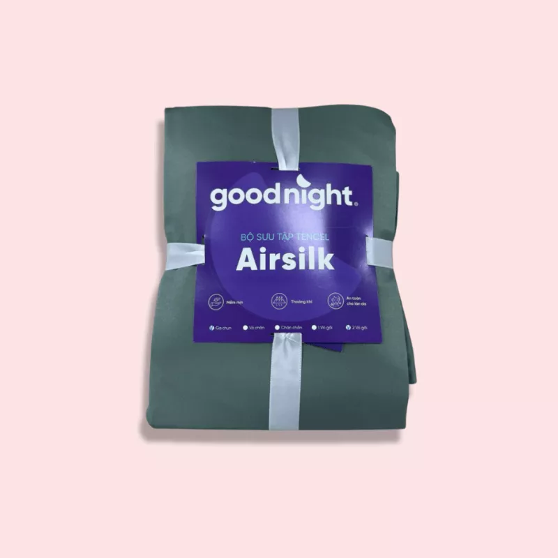 Bộ ga chun tencel cao cấp Goodnight Airsilk - Ảnh 21