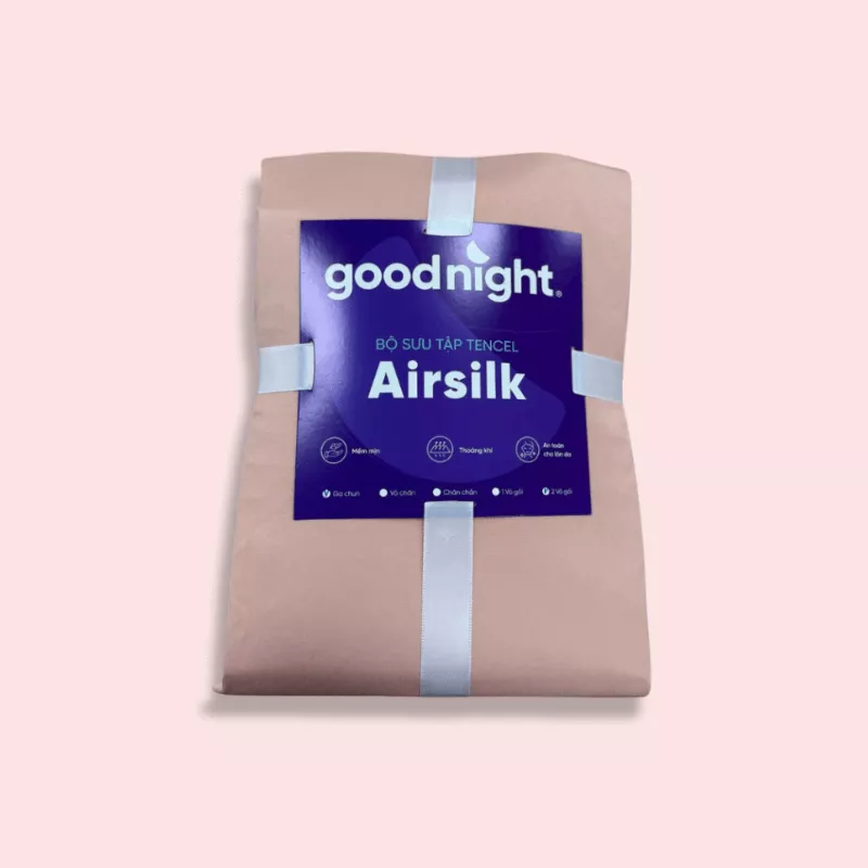 Bộ ga chun tencel cao cấp Goodnight Airsilk - Ảnh 23