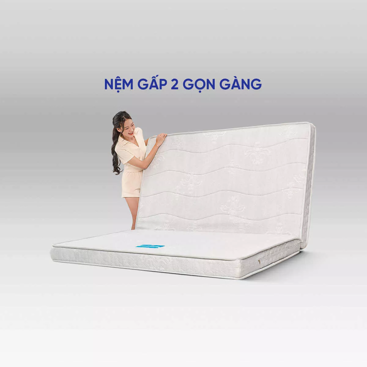 Nệm bông ép cao cấp Wonjun Pure Premium nâng đỡ vững chắc dày 12cm - Ảnh 12