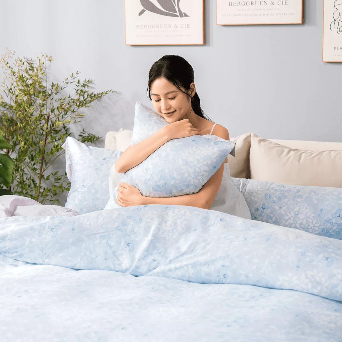 Bộ ga chun Lụa tencel cao cấp Amando Bliss 4 chi tiết mã TC006 - Ảnh 11