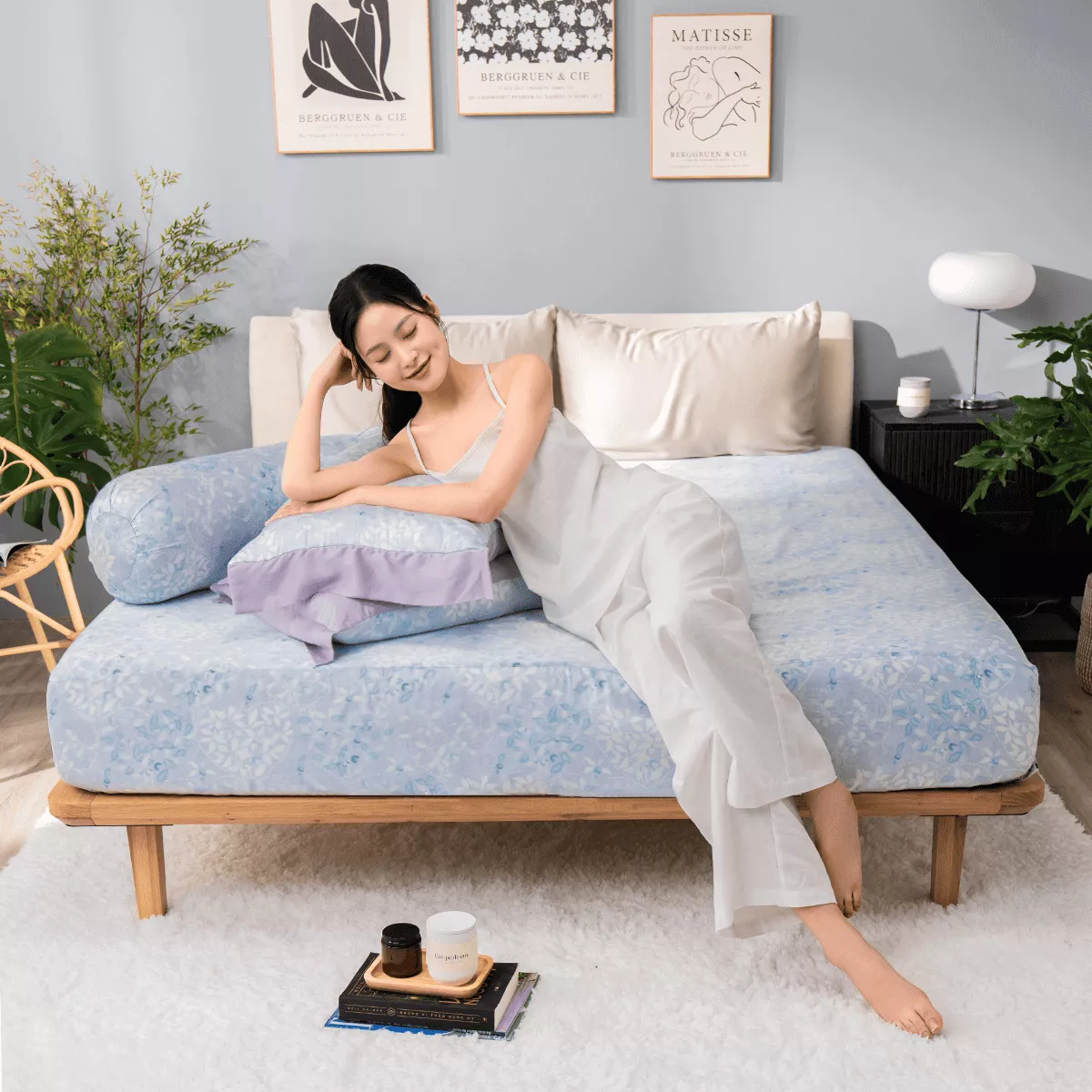 Bộ ga chun Lụa tencel cao cấp Amando Bliss 4 chi tiết mã TC006 - Ảnh 10