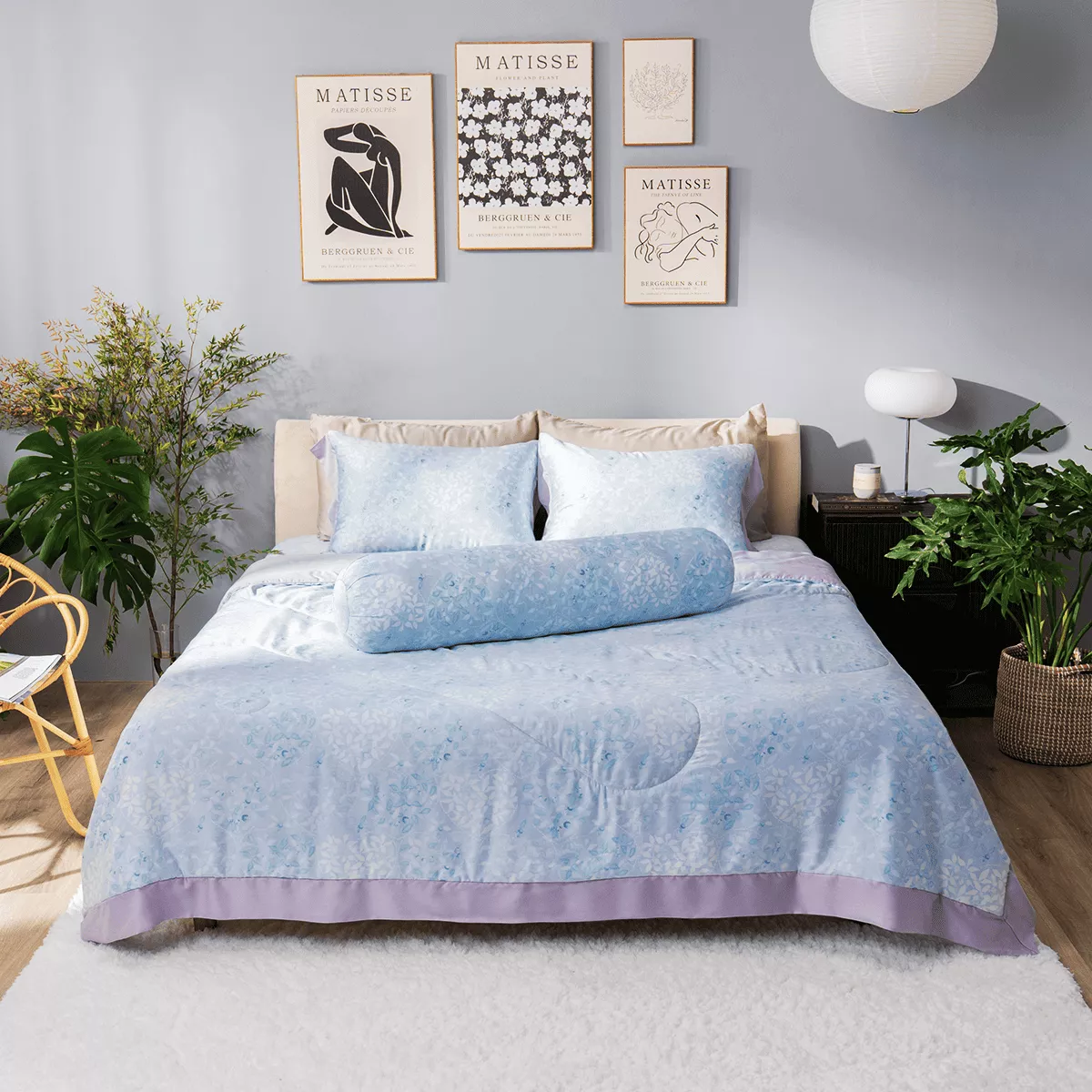 Bộ ga chun Lụa tencel cao cấp Amando Bliss 4 chi tiết mã TC006 - Ảnh 4
