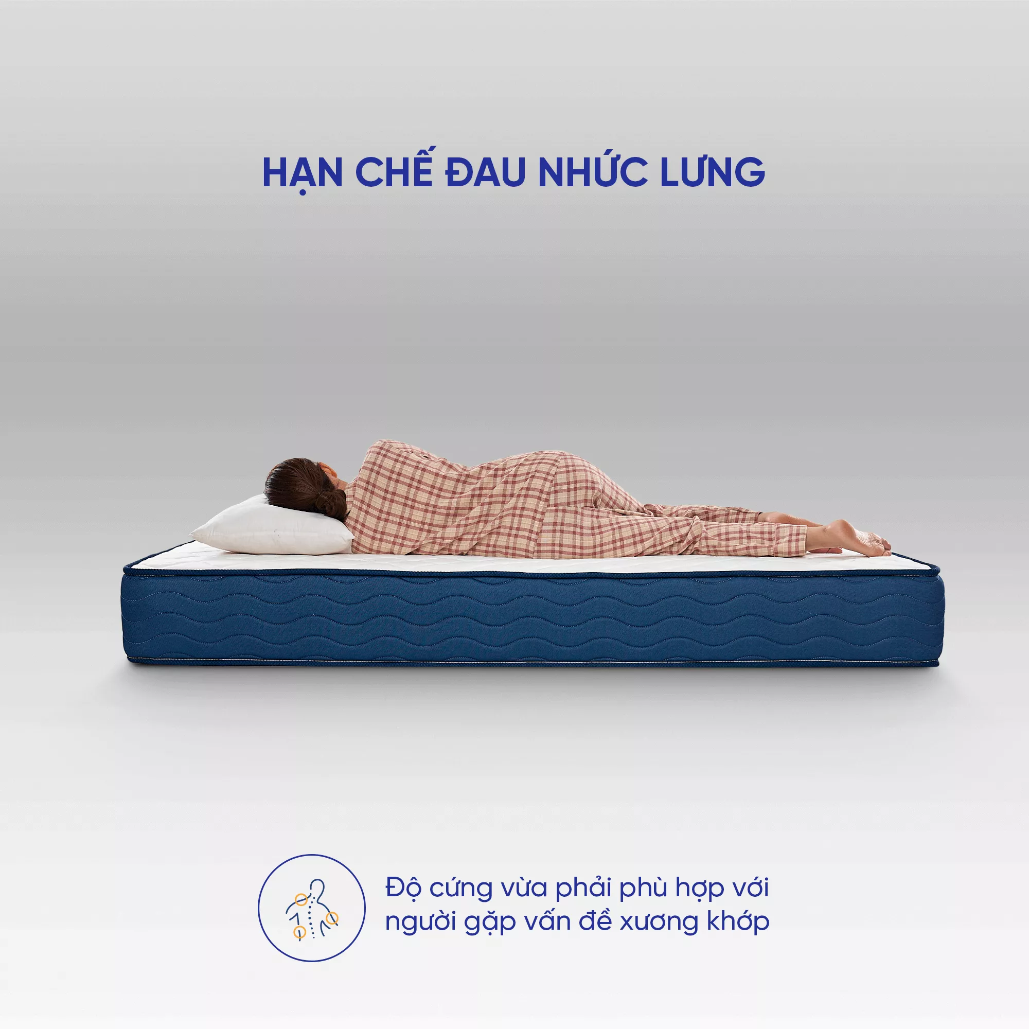 Nệm lò xo Dream Spring cách ly chuyển động dày 25cm - Ảnh 6