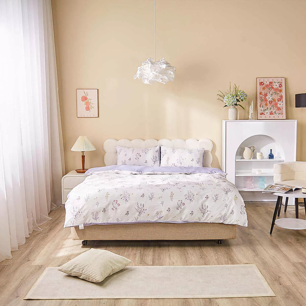 Bộ ga chun vỏ chăn Goodnight Bamboo mềm mại, điều hòa thân nhiệt - Ảnh 3