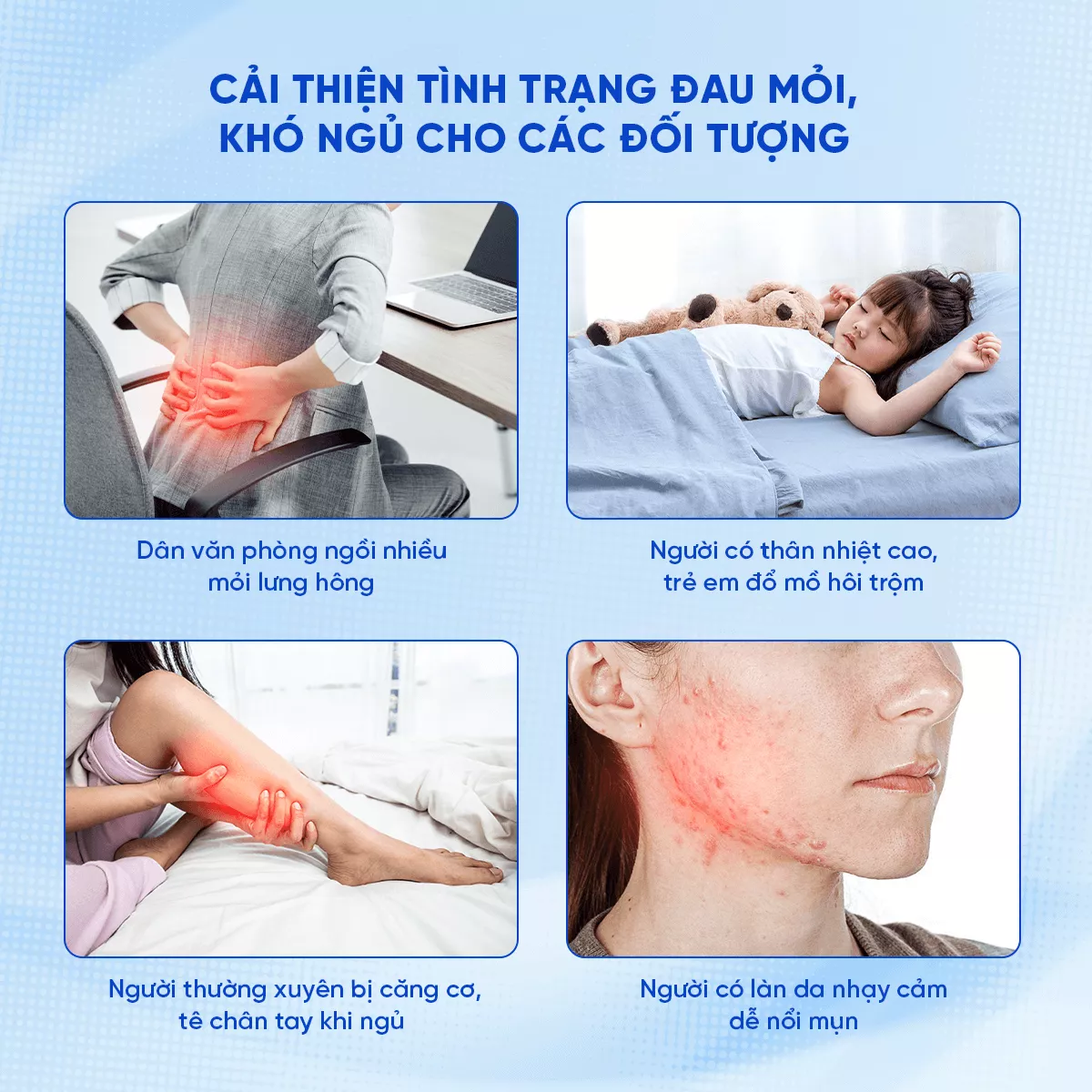 Nệm foam iComfy Coolax Plus nâng cấp làm mát dày 20cm (BST Ngủ Mát) - Ảnh 5