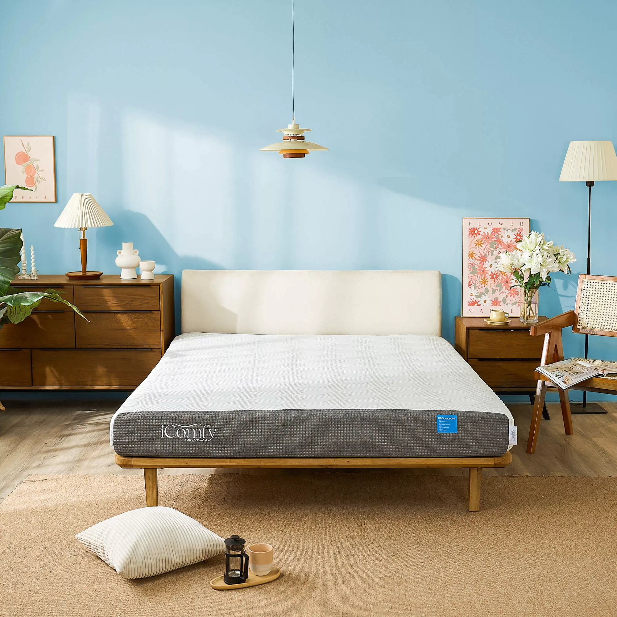 Nệm foam iComfy Coolax Plus nâng cấp làm mát dày 20cm (BST Ngủ Mát) - Ảnh 10
