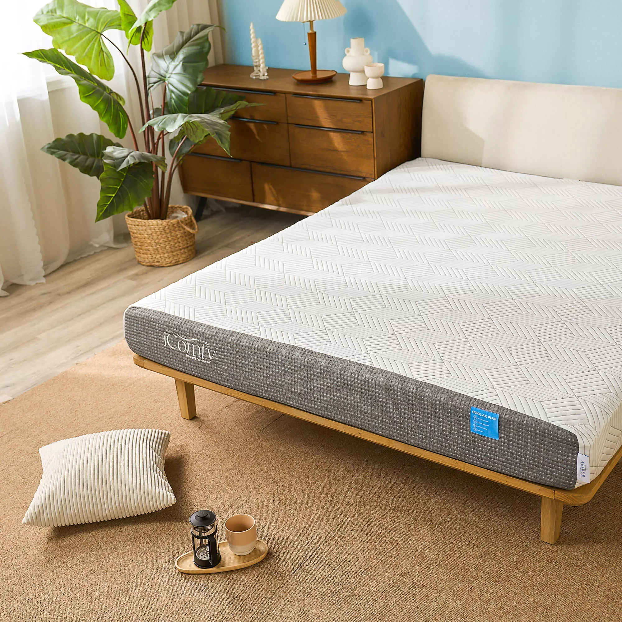 Nệm foam iComfy Coolax Plus nâng cấp làm mát dày 20cm (BST Ngủ Mát) - Ảnh 12