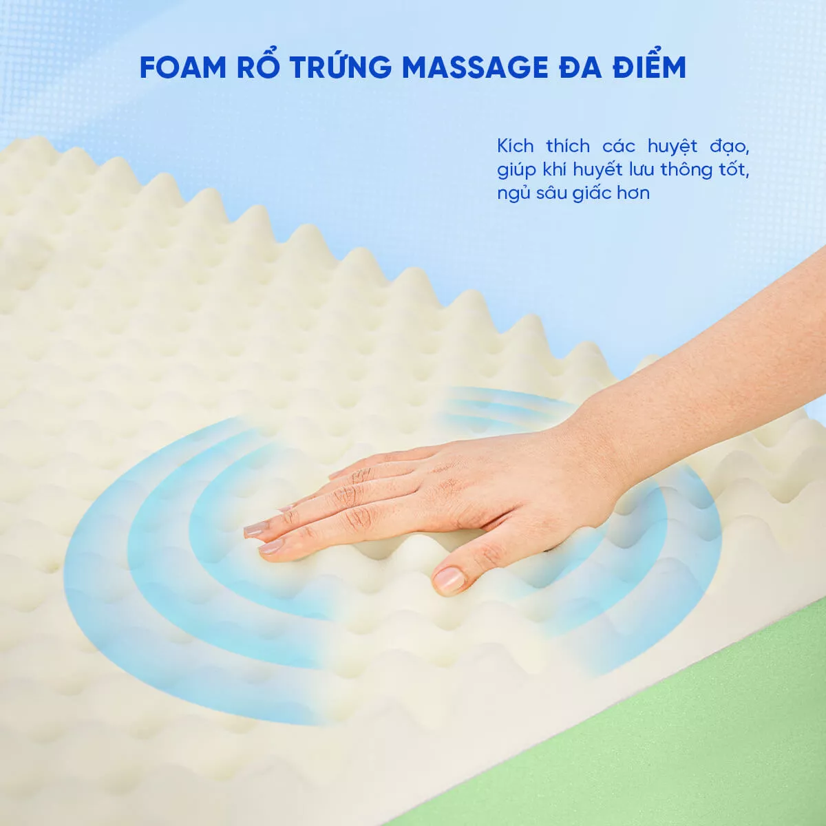 Nệm foam iComfy Coolax Plus nâng cấp làm mát dày 20cm (BST Ngủ Mát) - Ảnh 3