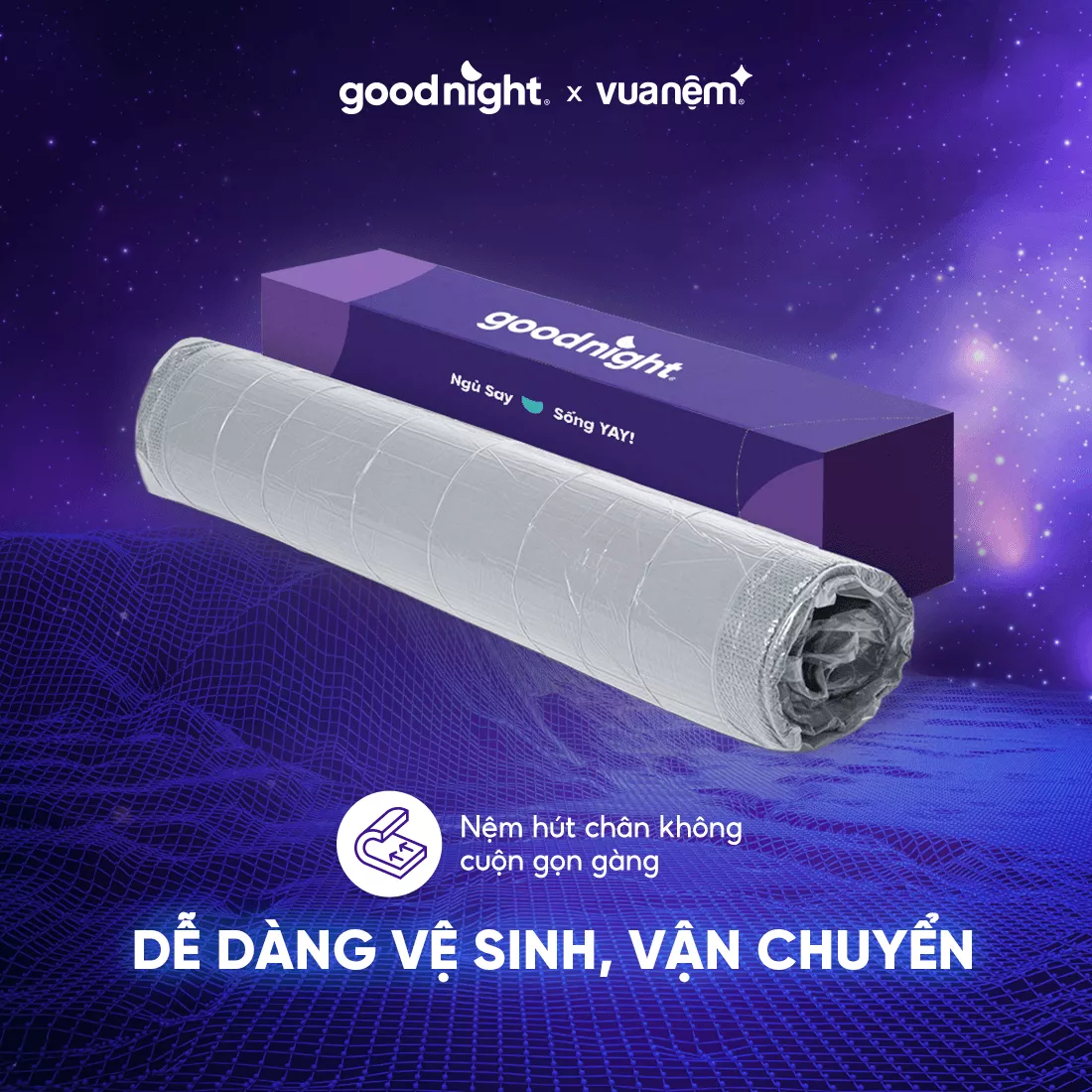 Nệm foam Goodnight Active Hybrid dày 20cm - Ảnh 10