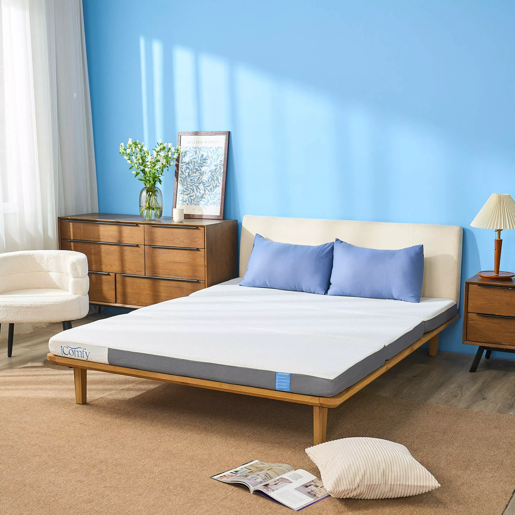 Nệm Foam iComfy Fold 3.0 gấp 3 dày 10cm - Ảnh 3