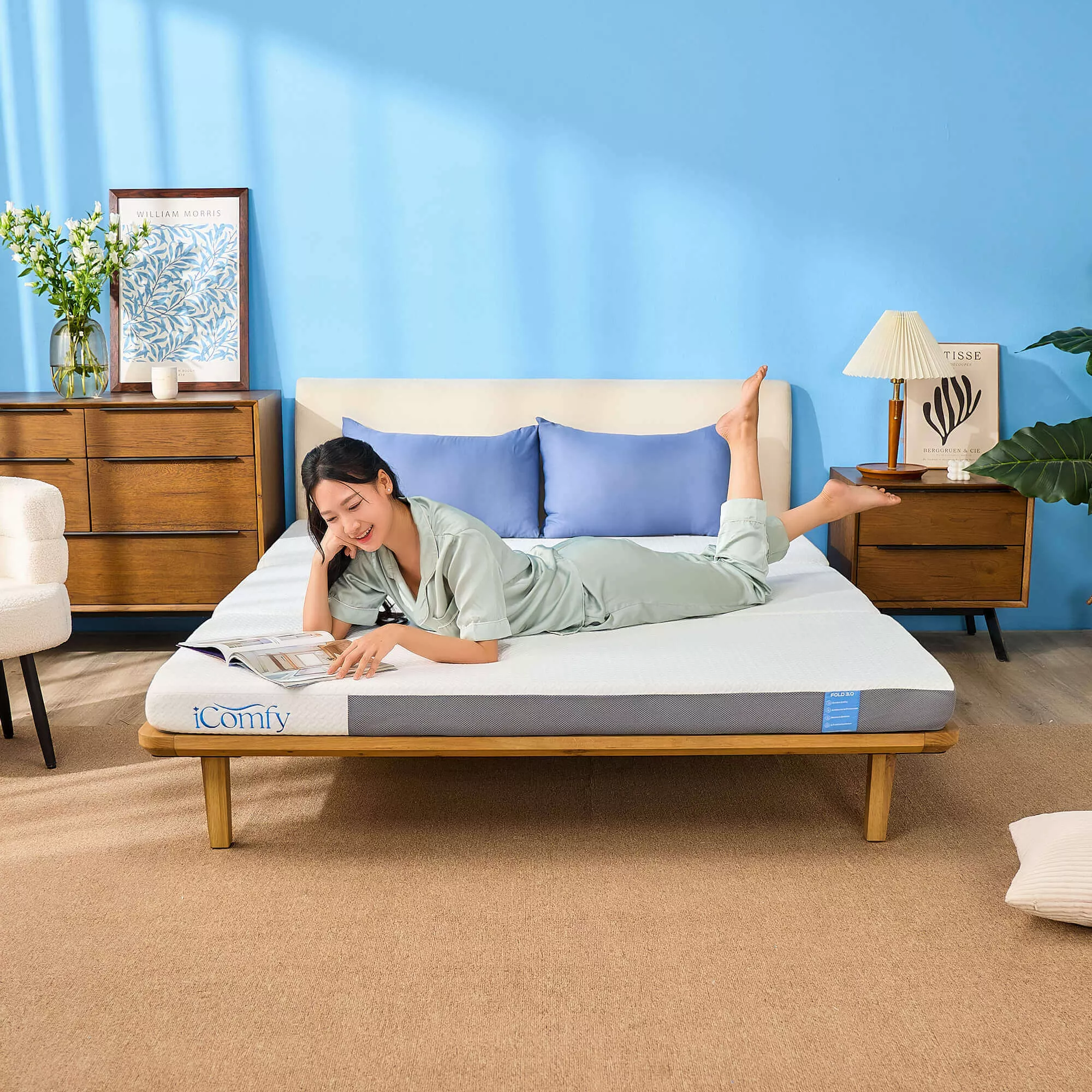 Nệm Foam iComfy Fold 3.0 gấp 3 dày 10cm - Ảnh 18