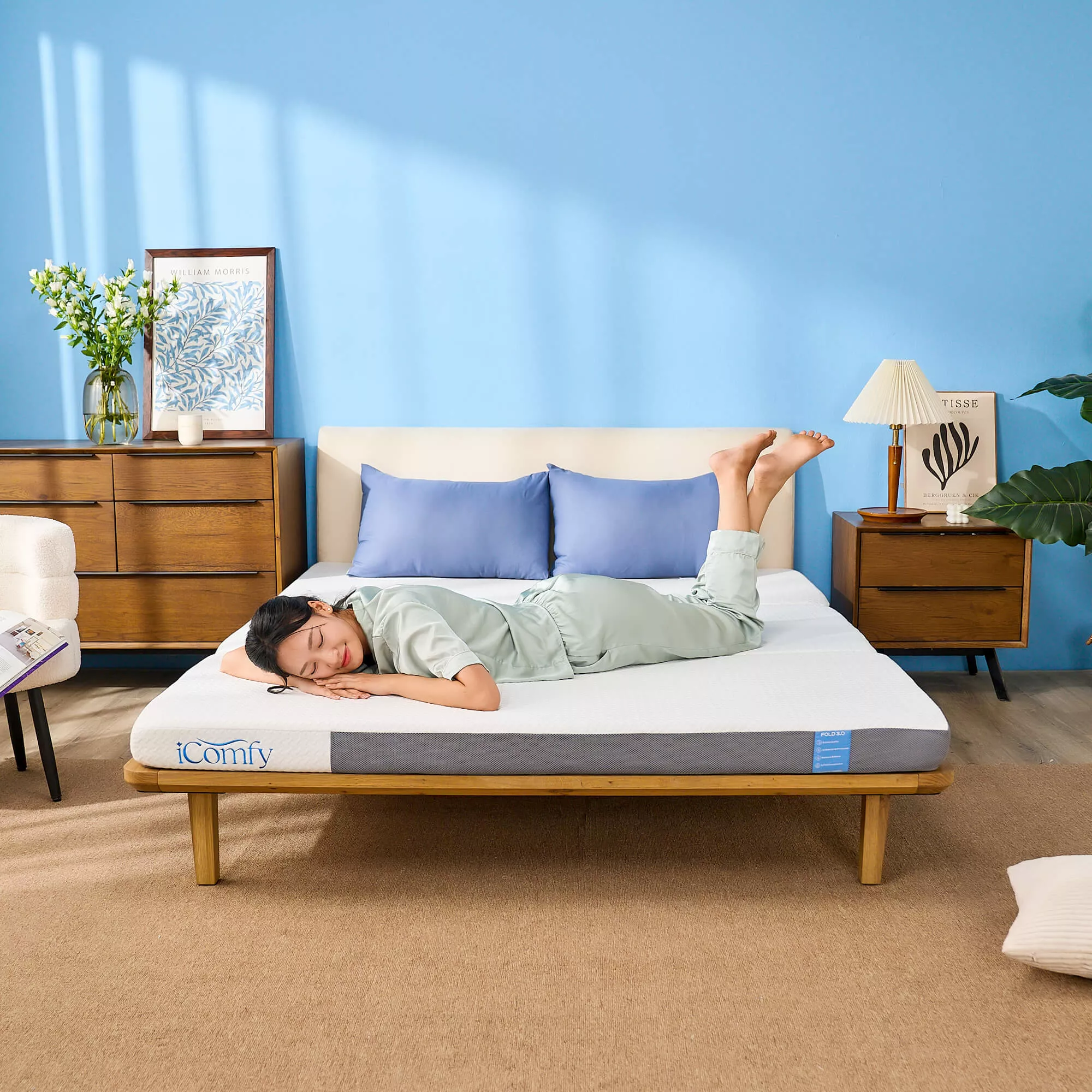 Nệm Foam iComfy Fold 3.0 gấp 3 dày 10cm - Ảnh 12