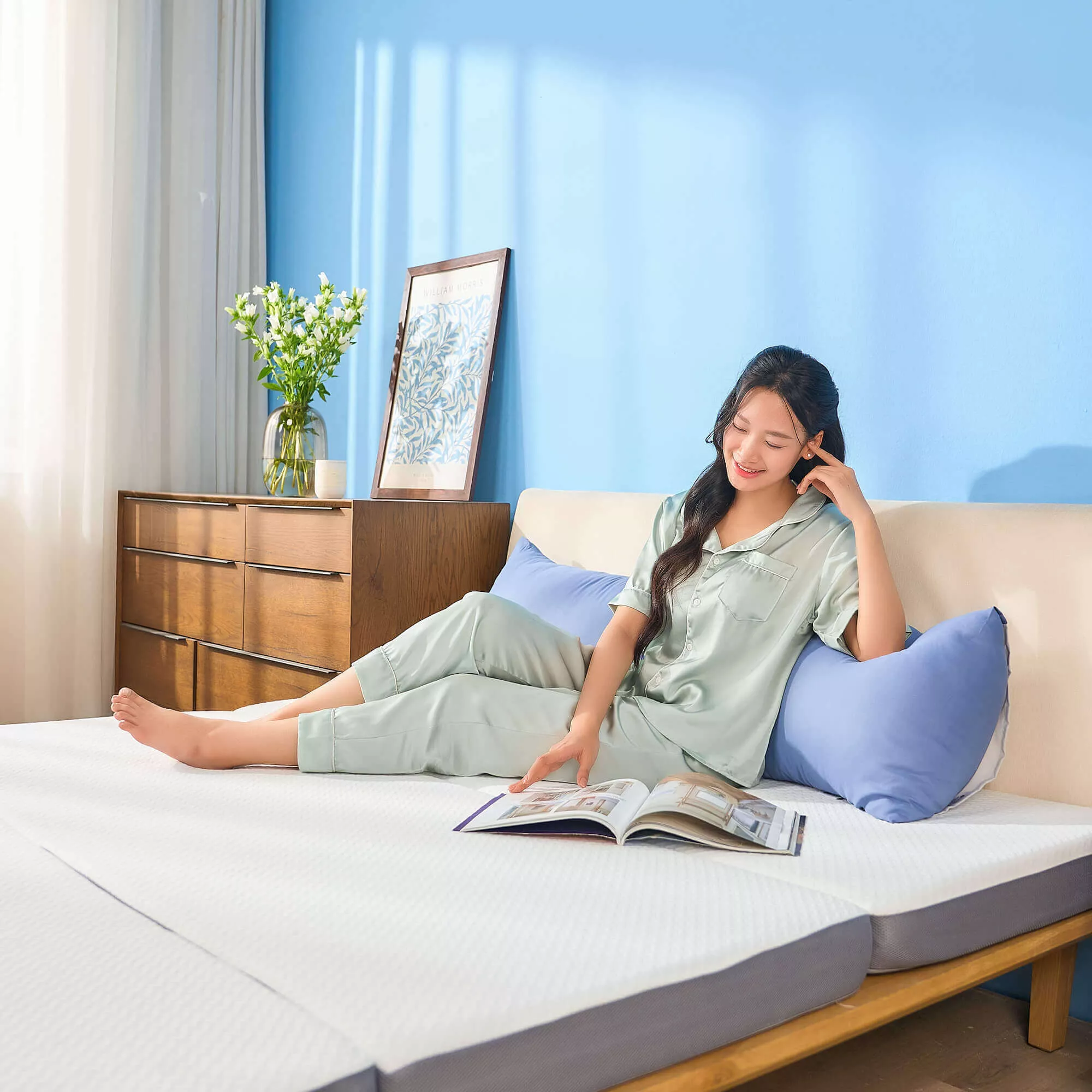 Nệm Foam iComfy Fold 3.0 gấp 3 dày 10cm - Ảnh 2