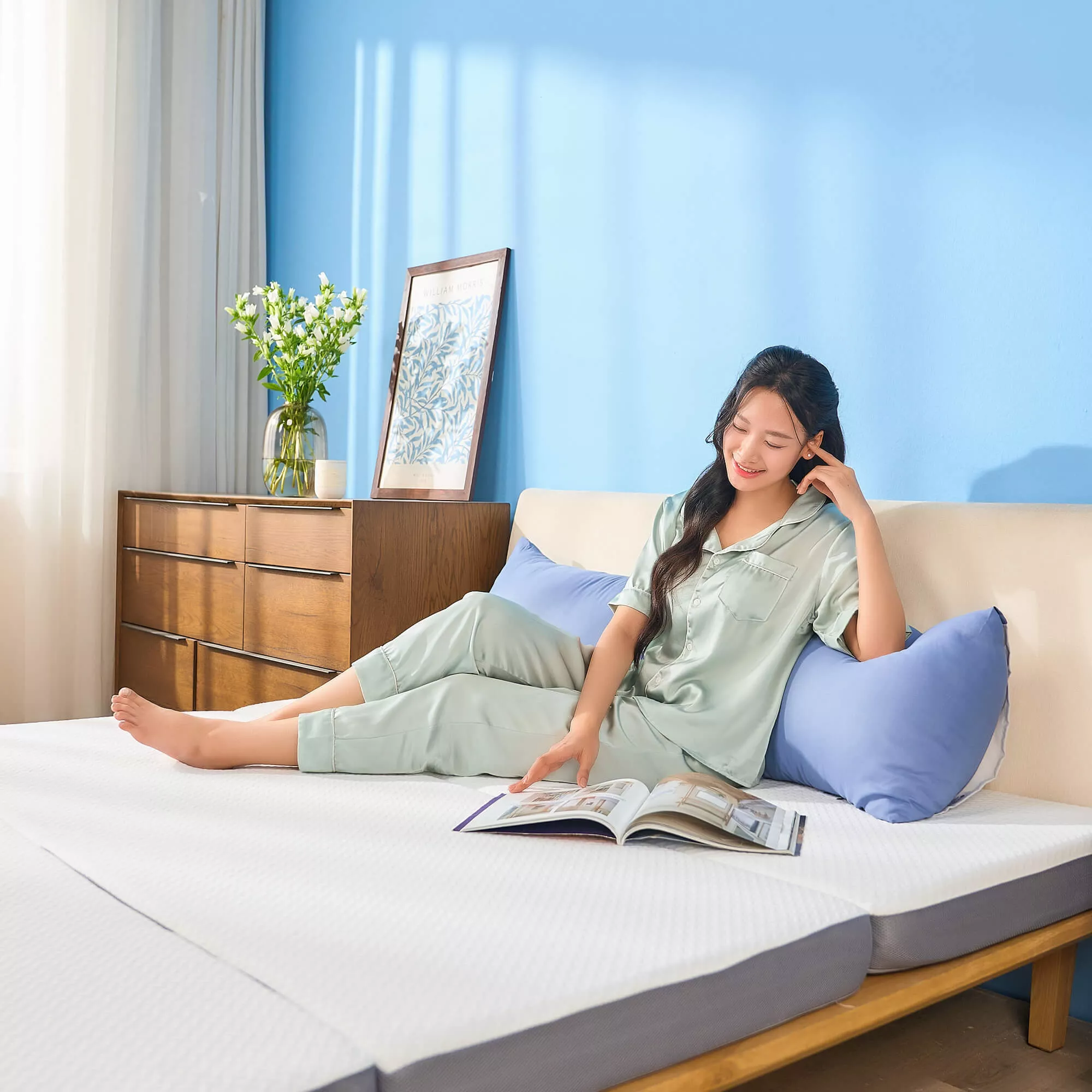 Nệm Foam iComfy Fold 3.0 gấp 3 dày 10cm - Ảnh 8