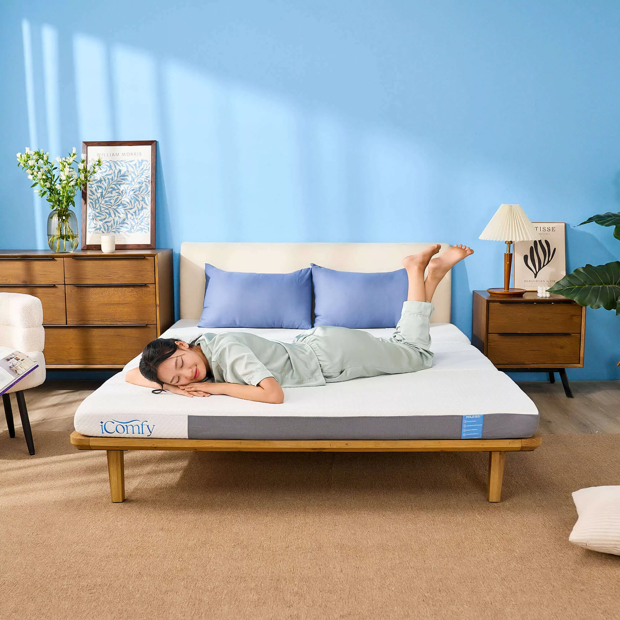 Nệm Foam iComfy Fold 3.0 gấp 3 dày 10cm - Ảnh 13