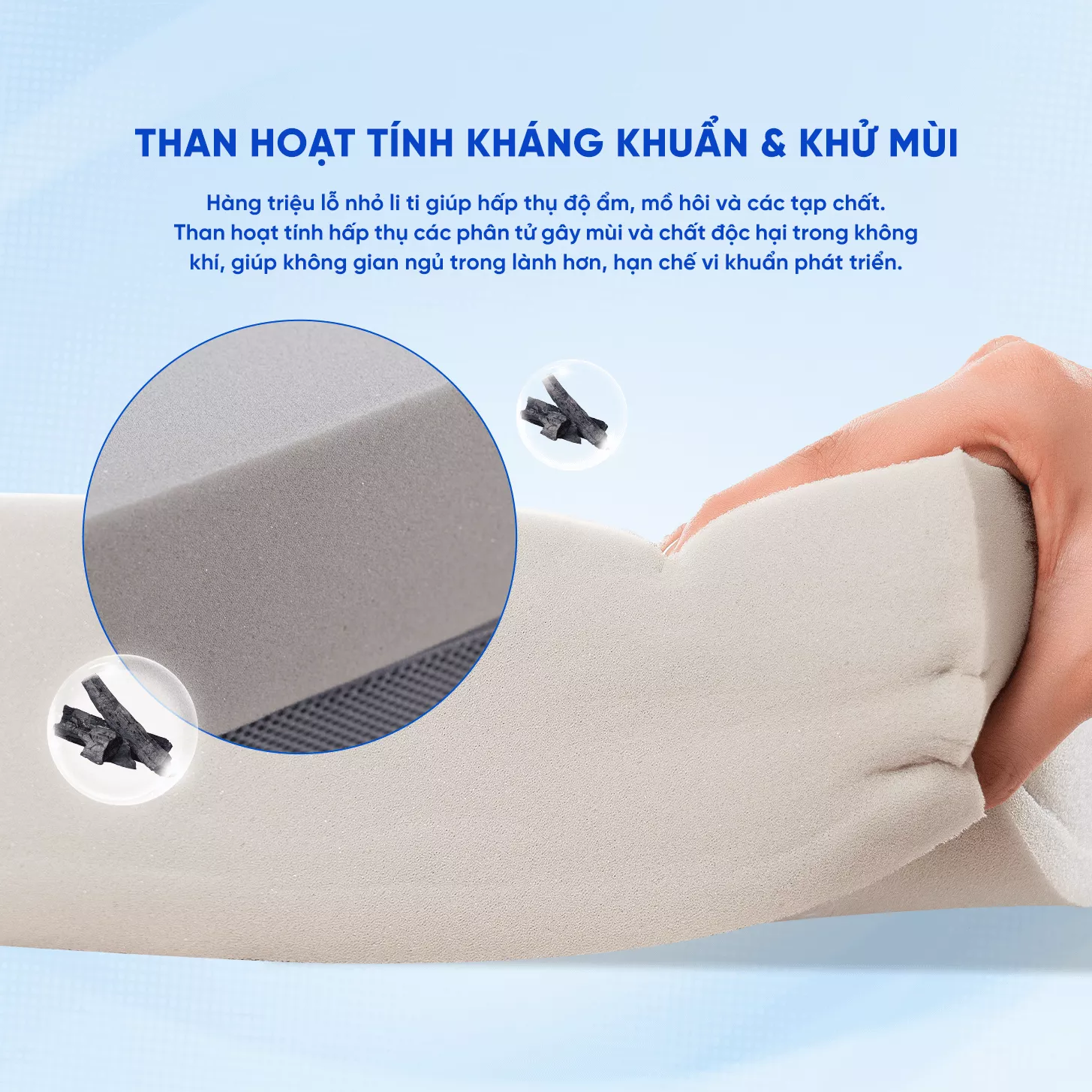 Nệm Foam iComfy Fold 3.0 gấp 3 dày 10cm - Ảnh 7