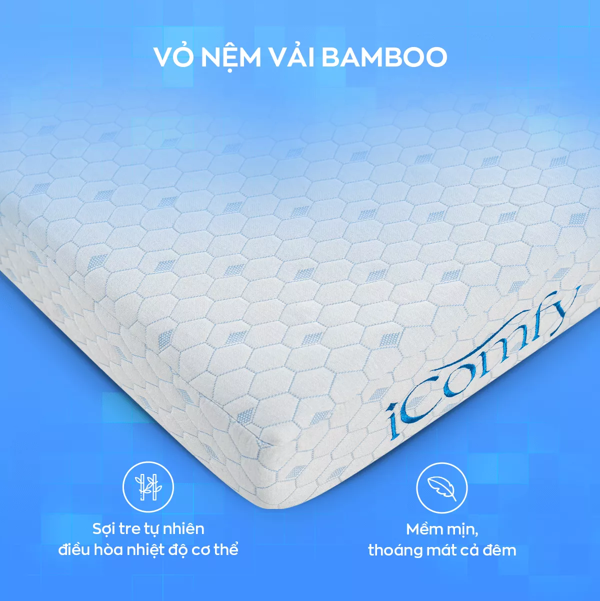 Nệm foam iComfy Fold 4.0 gấp 3 dày 12cm - Ảnh 4