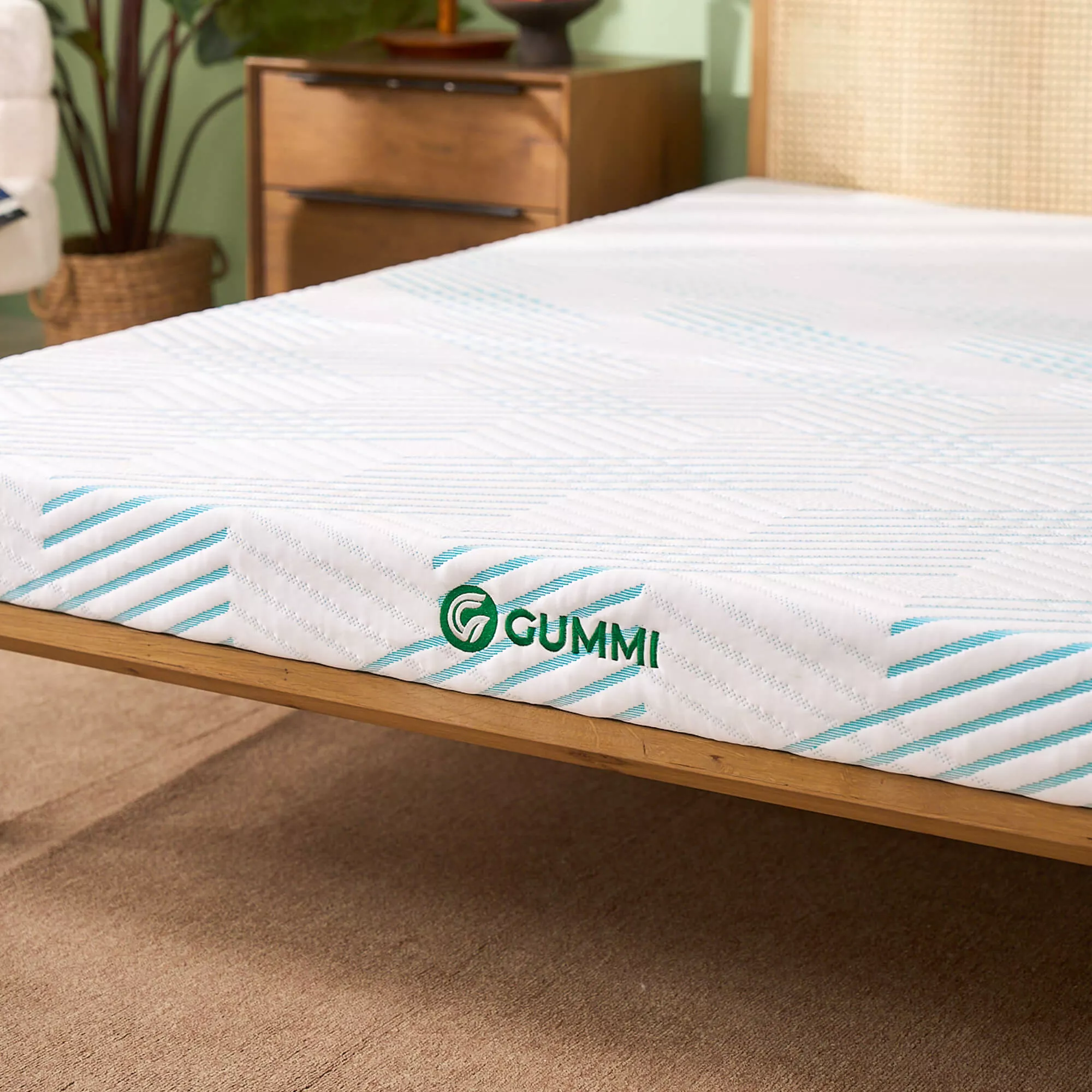 [Mở bán tặng bộ ga chun 1.8 triệu] Nệm cao su 100% thiên nhiên tinh chất trà xanh làm mát Gummi Signature - Ảnh 11